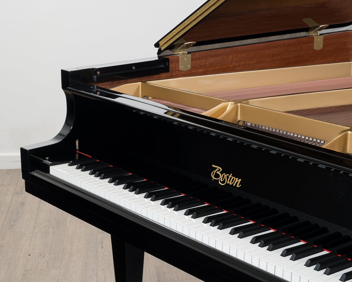 Steinway Boston 178 Grand Piano in black