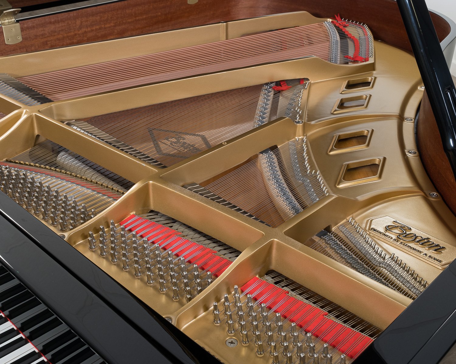 Steinway Boston 178 Grand Piano in black