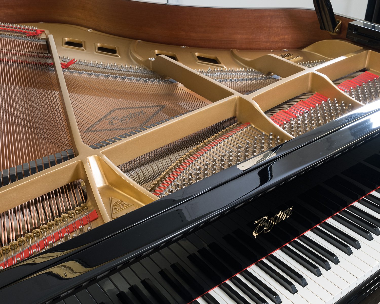 Steinway Boston 178 Grand Piano in black